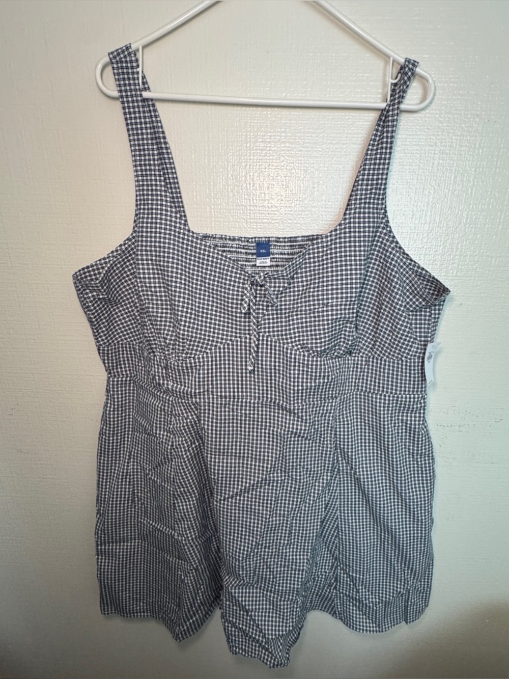 NWT Old Black & White Gingham fit and flare dress